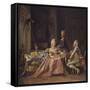 Scene from the Court of Christian VII-Kristian Zahrtmann-Framed Stretched Canvas