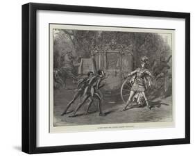 Scene from the Covent Garden Pantomime-David Henry Friston-Framed Giclee Print