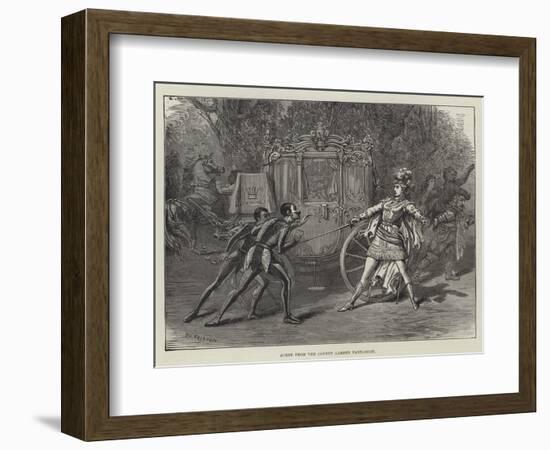 Scene from the Covent Garden Pantomime-David Henry Friston-Framed Giclee Print