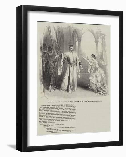 Scene from The Daughter of St Mark-null-Framed Giclee Print