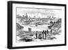 Scene from the De Lesseps Attempt to Dig the Panama Canal, 1888-null-Framed Giclee Print