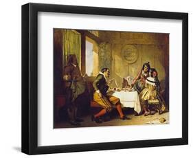 Scene from 'The Devil Upon Two Sticks'-Augustus Leopold Egg-Framed Giclee Print