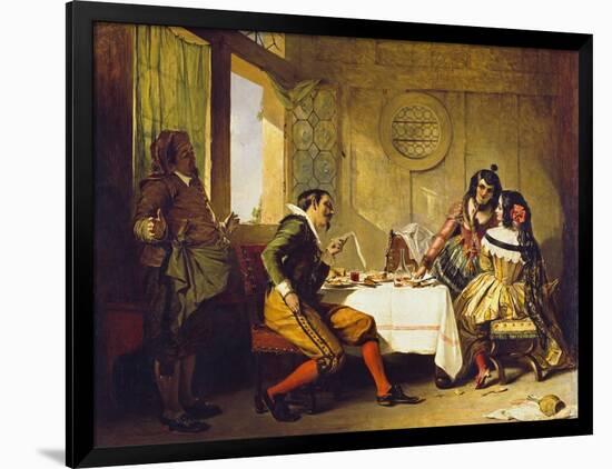 Scene from 'The Devil Upon Two Sticks'-Augustus Leopold Egg-Framed Giclee Print