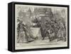 Scene from the Drury Lane Pantomime-David Henry Friston-Framed Stretched Canvas