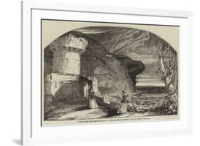 Scene from the Extravaganza of The Island of Jewels, at the Lyceum Theatre-Alfred Crowquill-Framed Premium Giclee Print