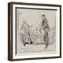 Scene from the Farce, The Burglar and the Judge, at the Haymarket Theatre-Phil May-Framed Giclee Print