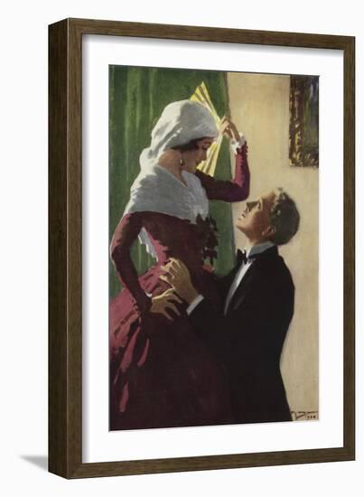 Scene from the Forsyte Saga-Arthur C. Michael-Framed Giclee Print