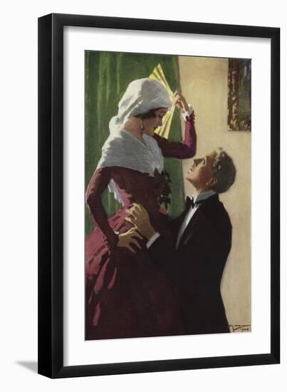 Scene from the Forsyte Saga-Arthur C. Michael-Framed Giclee Print