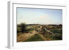 Scene from the Franco-Prussian War, 1870, 19th Century-Alphonse De Neuville-Framed Giclee Print