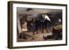 Scene from the Franco-Prussian War, 1875-Alphonse Marie de Neuville-Framed Giclee Print