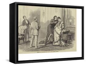 Scene from The Great Divorce Case, at the Criterion Theatre-David Henry Friston-Framed Stretched Canvas