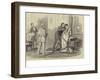 Scene from The Great Divorce Case, at the Criterion Theatre-David Henry Friston-Framed Giclee Print