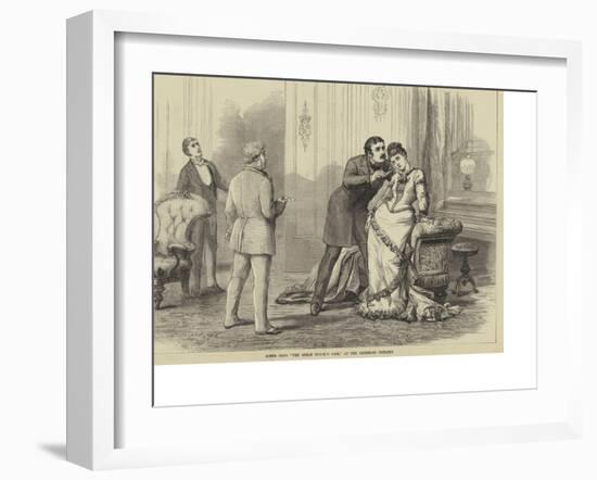 Scene from The Great Divorce Case, at the Criterion Theatre-David Henry Friston-Framed Giclee Print