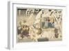 Scene from the Hachinoki Story, 1843-1847-Utagawa Kuniyoshi-Framed Giclee Print