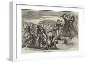 Scene from The Happy Land, at the Court Theatre-David Henry Friston-Framed Giclee Print