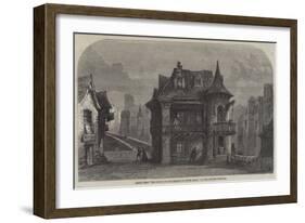 Scene from The House on the Bridge of Notre Dame, at the Lyceum Theatre-null-Framed Giclee Print