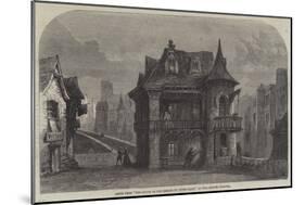 Scene from The House on the Bridge of Notre Dame, at the Lyceum Theatre-null-Mounted Giclee Print