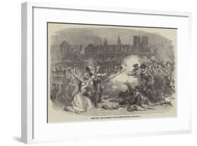 Scene from The Huguenots, at Her Majesty's Theatre-null-Framed Giclee Print