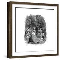 Scene from the Introduction to the Decameron-Thomas Stothard-Framed Giclee Print