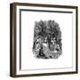 Scene from the Introduction to the Decameron-Thomas Stothard-Framed Giclee Print