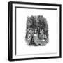 Scene from the Introduction to the Decameron-Thomas Stothard-Framed Giclee Print