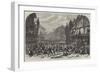 Scene from The King O' Scots, at Drury Lane Theatre, Rising of the Apprentices in Fleet-Street-null-Framed Giclee Print