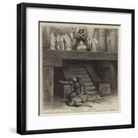 Scene from the Last Act of Verdi's Opera Aida at Her Majesty's Theatre-Godefroy Durand-Framed Giclee Print