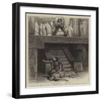 Scene from the Last Act of Verdi's Opera Aida at Her Majesty's Theatre-Godefroy Durand-Framed Giclee Print