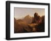 Scene from "The Last of the Mohicans" (Cora Kneeling at the Feet of Tamenund)-Thomas Cole-Framed Giclee Print