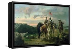 Scene from 'The Lay of the Last Minstrel'-Richard Beavis-Framed Stretched Canvas