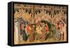 Scene from the Life of St. Francis from the Life of the Virgin and St. Francis Altarpiece-Nicolas Frances-Framed Stretched Canvas