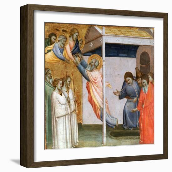 Scene from the Life of St John, C1320-1366-Taddeo Gaddi-Framed Giclee Print