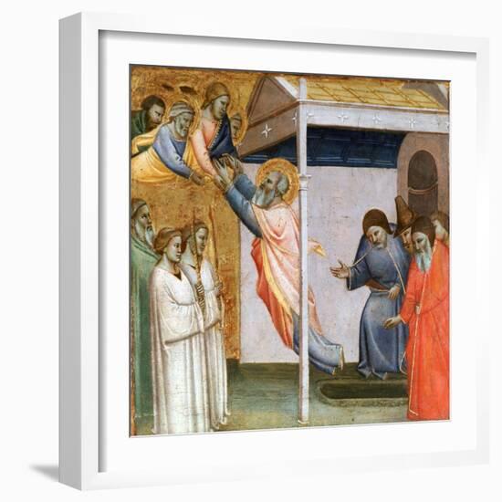 Scene from the Life of St John, C1320-1366-Taddeo Gaddi-Framed Giclee Print