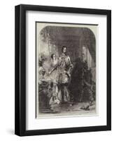 Scene from the Life of the Duc De Biron-George Lance-Framed Giclee Print