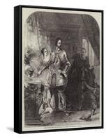 Scene from the Life of the Duc De Biron-George Lance-Framed Stretched Canvas