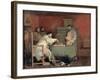 Scene from the Life of the Russian Tsar: Playing Chess, 1865-Viatcheslav Grigorievitch Schwarz-Framed Giclee Print