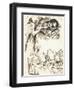 Scene from the Mad Hatter's Tea Party, C.1865-John Tenniel-Framed Giclee Print