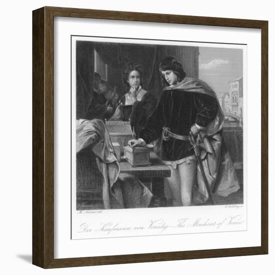 Scene from the Merchant of Venice-null-Framed Giclee Print