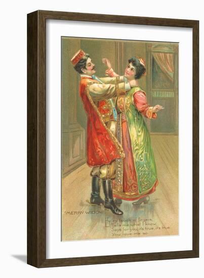 Scene from the Merry Widow-null-Framed Art Print