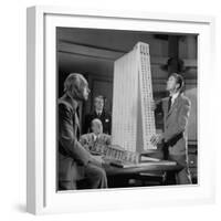 Scene from the Movie "The Fountainhead"-Allan Grant-Framed Premium Photographic Print