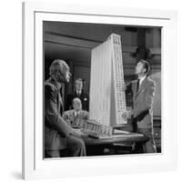 Scene from the Movie "The Fountainhead"-Allan Grant-Framed Premium Photographic Print