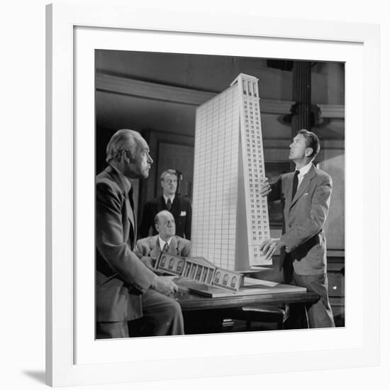 Scene from the Movie "The Fountainhead"-Allan Grant-Framed Premium Photographic Print