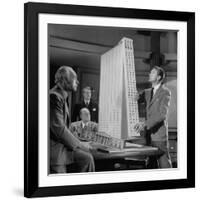 Scene from the Movie "The Fountainhead"-Allan Grant-Framed Premium Photographic Print