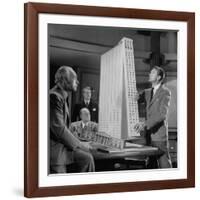 Scene from the Movie "The Fountainhead"-Allan Grant-Framed Premium Photographic Print