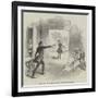 Scene from The Mysterious Stranger, at the Adelphi Theatre-null-Framed Giclee Print