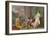 Scene from the Myth of Cupid and Psyche Showing Venus Ordering Psyche to Separate Seeds-Felice Giani-Framed Giclee Print