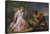 Scene from the Myth of Cupid and Psyche-Felice Giani-Framed Stretched Canvas