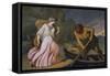 Scene from the Myth of Cupid and Psyche-Felice Giani-Framed Stretched Canvas