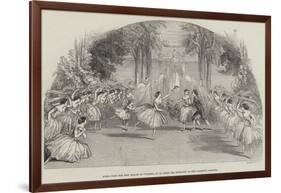 Scene from the New Ballet of Fiorita, Et La Reine Des Elfrides, at Her Majesty's Theatre-null-Framed Giclee Print