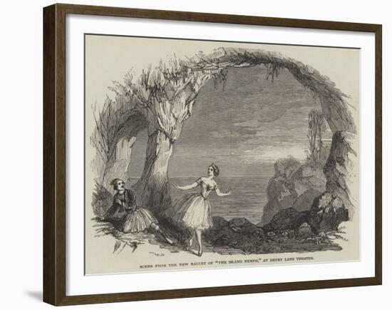 Scene from the New Ballet of The Island Nymph, at Drury Lane Theatre-null-Framed Giclee Print